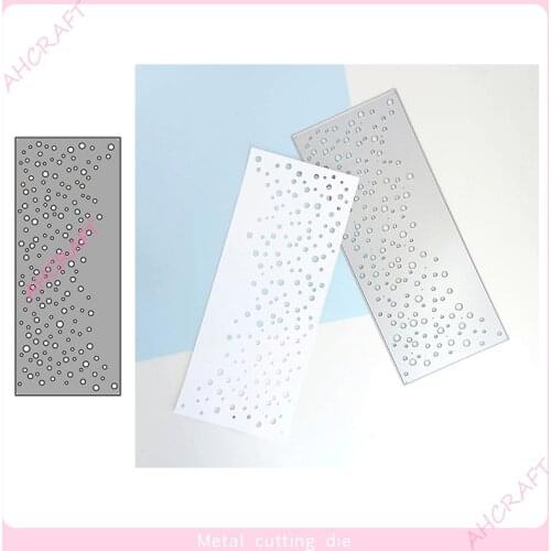 Snow spot hollow frame Metal Cutting Dies for DIY Scrapbooking Photo Album Decorative Embossing PaperCard Crafts Die2020