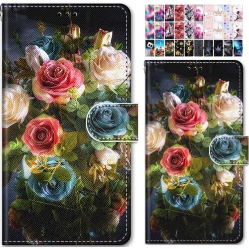 Cute Painted Flip Phone Bags For Case Nokia 2.1 2.2 3.1 5.1 Plus Capa 4.2 6.1 For Nokia 1 Plus 2019 2 4 6 2018 3 5 2017 O08F