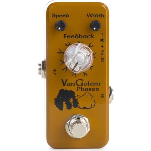 Movall MP-301 Phaser Guitar Effect Pedal Pure Analog Processor Mini Pedal with True Bypass