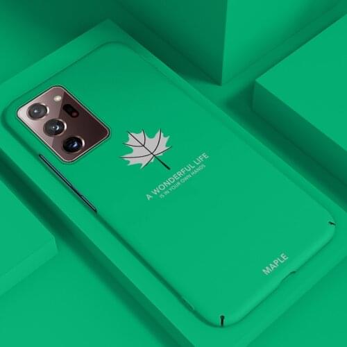 Luxury Colorful Matte Hard PC Phone Case For Samsung Galaxy S20 S10 E 5G S9 S8 Note 20 10 9 8 Plus Luxury Cute Frosted Cover