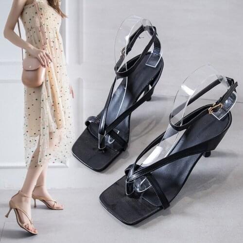 Womens Sandals High Heels Transparent PVC High Heels Stiletto Women Summer Sexy Platform High Heels Women XL 43