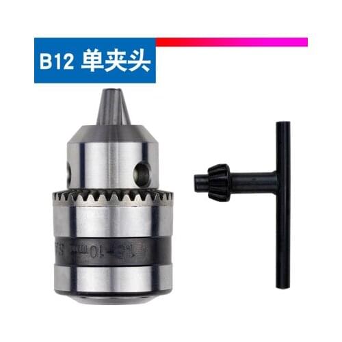 B12 drill chuck Taper connection micro bench drill clamp 1.5-10mm Electric drill table saw table grinding DIY NO.C1608