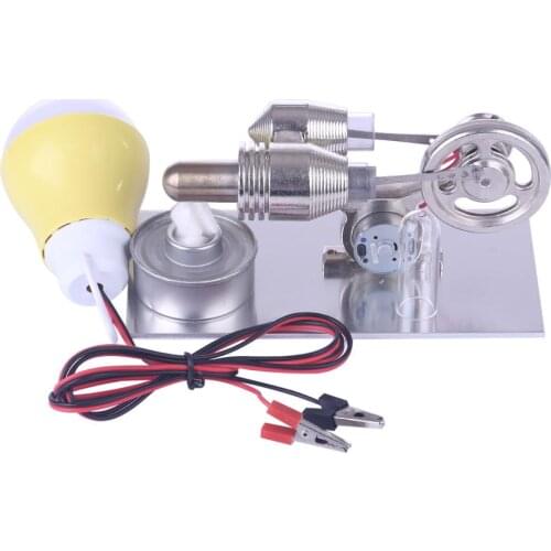 High Quality Stainless Steel Air Cylinder Sterling Steam Engine Model Toy for Decoration