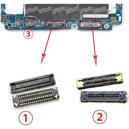 10pcs LCD Display Screen FPC Connector For Samsung Galaxy M31 M315F/DS M315F USB Charger Charging Contact Plug battery connector