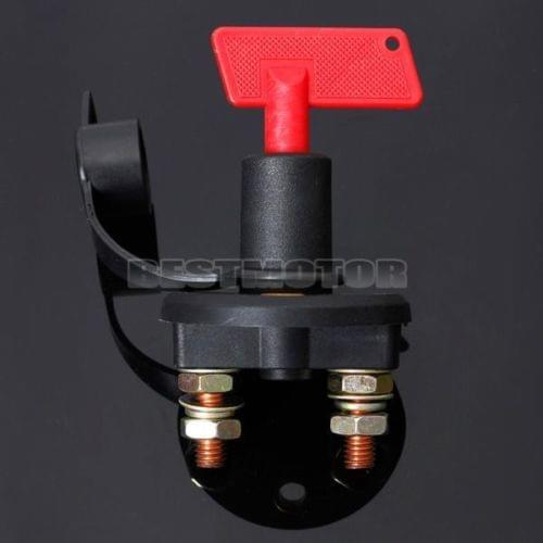 12V CAR TRUCK BOAT CAMPER BATTERY ISOLATOR DISCONNECT CUT OFF POWER KILL SWITCH M8 Thread