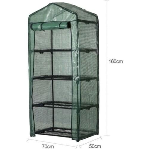 4-tier Mini Greenhouse Replacement Cover Waterproof Outdoor Awnings Outdoor Garden Parasol Outdoor Compact Greenhouse