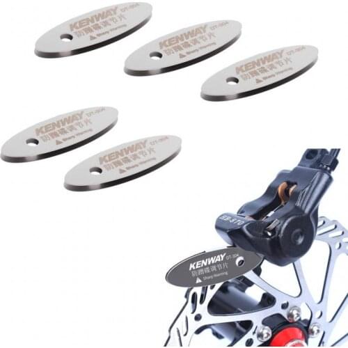 5Pcs MTB Brake Pads Spacer Adjusting Tool Mounting Assist Disc Rotor Bicycle Rotor Alignment Tools