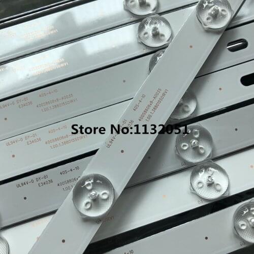 60 PCS/lot 100%NEW good quality LCD TV backlight bar FOR 400S8606X8-A0035 E34036 40S-4-10 1.00.1.388015S01R V1 94V-O DY-01 14 or