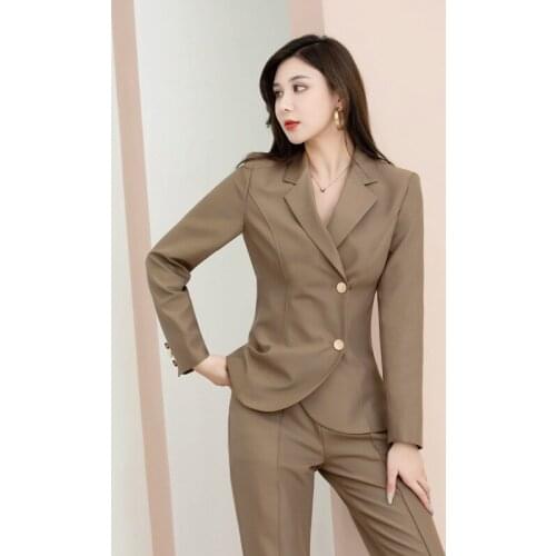 Женские осенние брючные костюмы Auguswu China At AliExpress