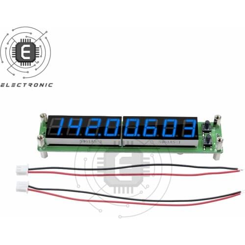 DC 9-15V RF Signal Frequency Counter Cymometer 8 Bit Tube LED Digital Frequency Tester 0.1MHz-60MHz Testers DC 12V