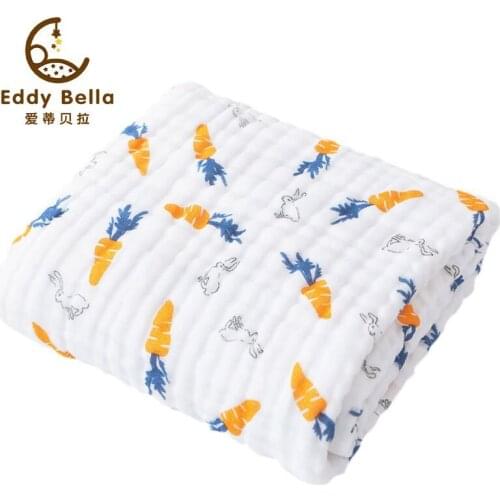 Baby 6 Layers Bath Towel 100% Cotton Newborn bathrobe Gauze Blankets Child robe towel Large Washcloths Absorbent Soft