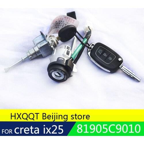 FOR 433 CH TP Remote Key Keyless FobTransmitter for Creta ix25 2015 -2017 GC Folding remote key Key and Lock Set - Lock