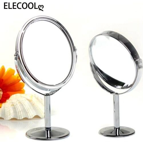 ELECOOL Double-Sided Cosmetic Mirror Stand Magnifying Mirror Beauty Makeup Cosmetic Mirror For People Facial Beauty Makeup Tools
