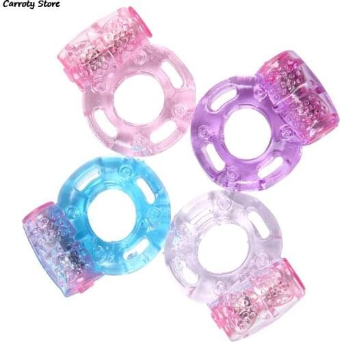 Stretchy Butterfly Ring Silicon Vibrating Cock Ring Penis Rings Adult Sex Toys For Man Woman Relaxation Elastic Delay Ring