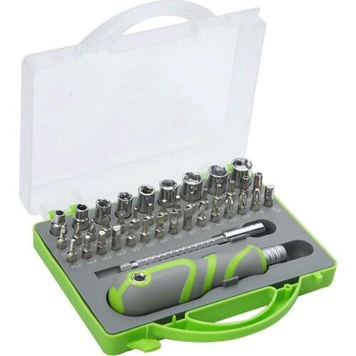 MOYOTEC 41 In 1 Multi-functional Household Screwdriver Set Telescopic Cross Sockets Cone Hardware Tools Precise Screwdriver