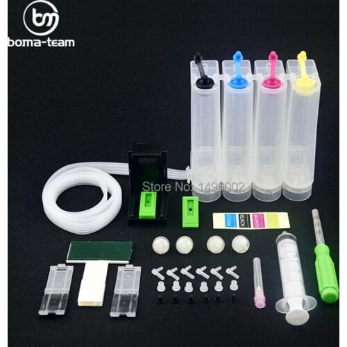 4Color Ciss ink Tank kit accessaries For HP Canon Epson printer