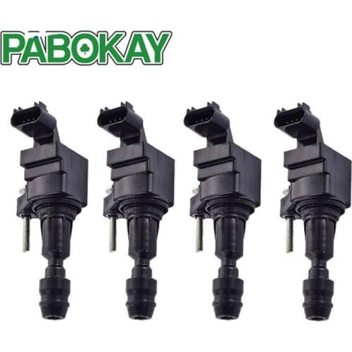 Set of 4 Ignition Coil for Saturn Chevrolet Cobalt HHR Ion-3 C1552 UF-491 D517A 5C1609 E991 52-1850 UF491 12578224 12629646