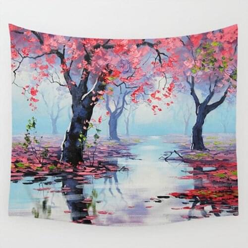 Beautiful Marsh Tapestry Wall Hanging Tapestry