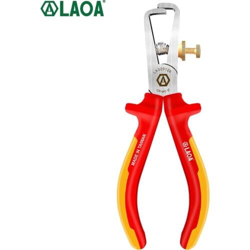 LAOA insulation Wire Stripper VDE 1000V Wire Stripping Pliers With GS Antiflaming high Temperature Resistance Cable Stripper