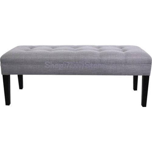 Simple Bed End Stool Square Bench Footstool Cloth Shoes Changing Stool Solid Wood Sofa Stool Wear Shoes Changing Stool Package