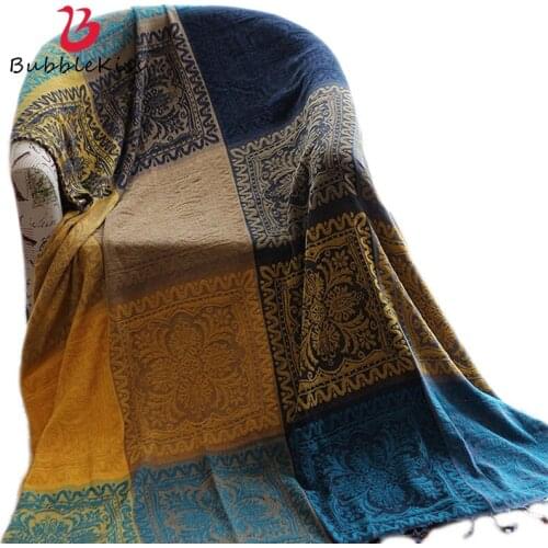 Bubble Kiss Sofa Towel Cover Blanket European Style Office Chair Home Blanket Fashion Adult Blankets Tassel Shawl Throw Blanket