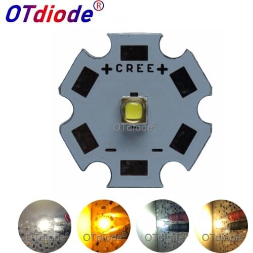 50PCS LG3535 led Emitter Cold White 6000-6500K Warm White 3000-3200K 1-3W-5W LED with 20mm Star PCB instead of CREE XPG LED