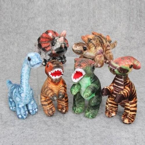 Tyrannosaurus Rex Dinosaur Plush Toys Triceratops Stegosaurus Styracosaurus Simulation Dinosaur stuffed Plush Xmas Toys kids
