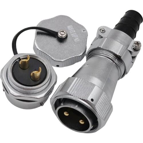 WY28 TI+ZM M28 IP67 Waterproof Male Female Plug Socket Circular Automotive Connector Easy Quick Install Electricity Connectors