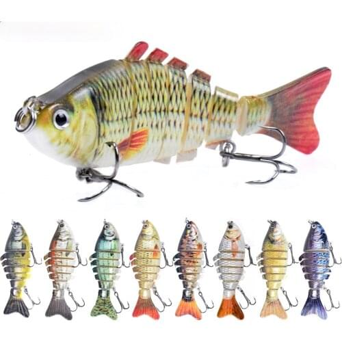 10cm 15g Sinking Wobblers Fishing Lures Jointed Crankbait Swimbait 7 Segment Hard Artificial Bait For Fishing Tackle Lure