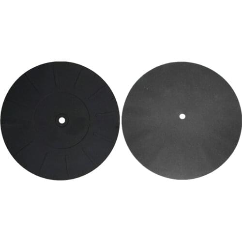 170mm Anti-vibration Silicone Pad Rubber LP Antislip Mat for Phonograph Turntabl Y3NC