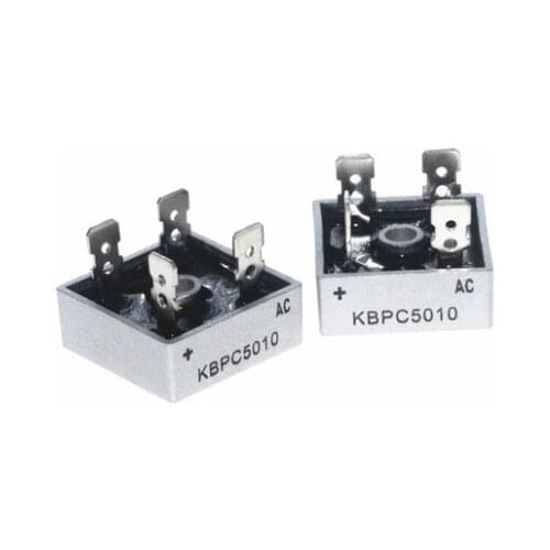 2PCS/LOT KBPC5010 50A 1000V Diode Bridge Rectifier kbpc5010