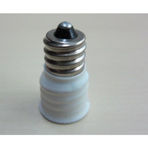 20PCS,E12 TO E14 adapter Conversion socket High quality material fireproof material E12 TO E14 socket adapter Lamp holder