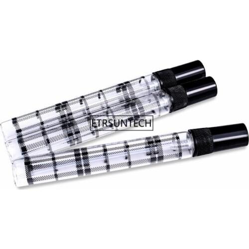 300pcs 10ml Refillable Mini Perfume Spray Bottle Spray Atomizer Portable Travel Cosmetic Container Perfume Bottle F3627