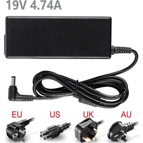19V 4.74A AC Power Supply Notebook Adapter Charger For ASUS Laptop A46C X43B A8J K52 U1 U3 S5 W3 W7 Z3 For Toshiba/HP Notbook