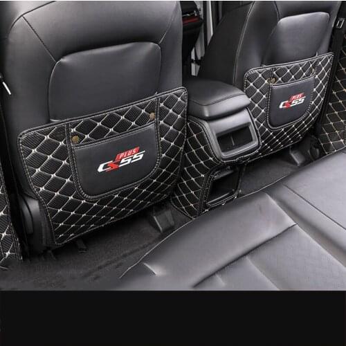 Car Seat Back Cover Rear Armrest Mat Anti Kick Protector Styling for Changan Cs55 Plus 2020 2021 Interior Accessories Auto