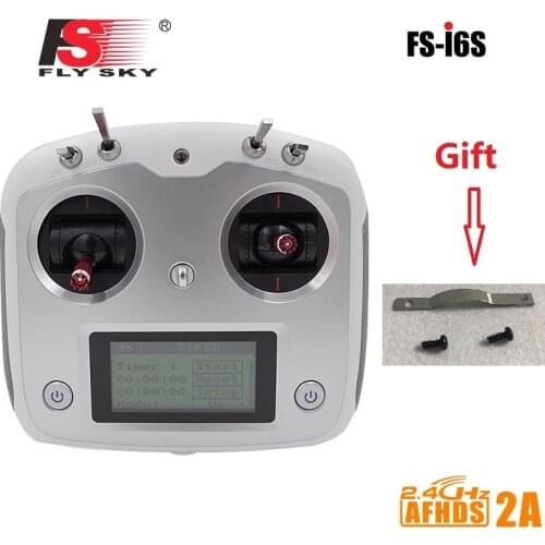 FS-I6S FS I6S Flysky 10CH 2.4G RC Quadcopter Transmitter Controller Set w/Receiver FS-iA6B or FS-IA10B With Change Mode Gift