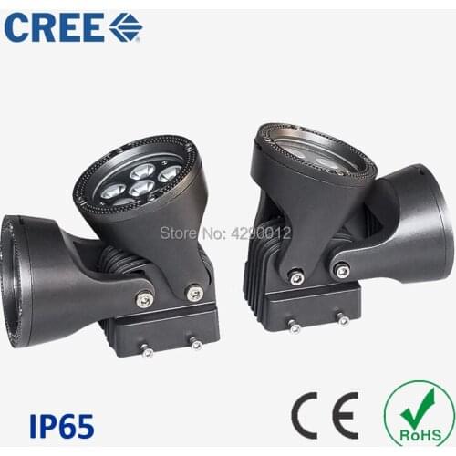 IP67 12W 24W double head Wall Lamp Outdoor Decorative Up and Down adjustable COB LED Porch Lights AC 85-265V