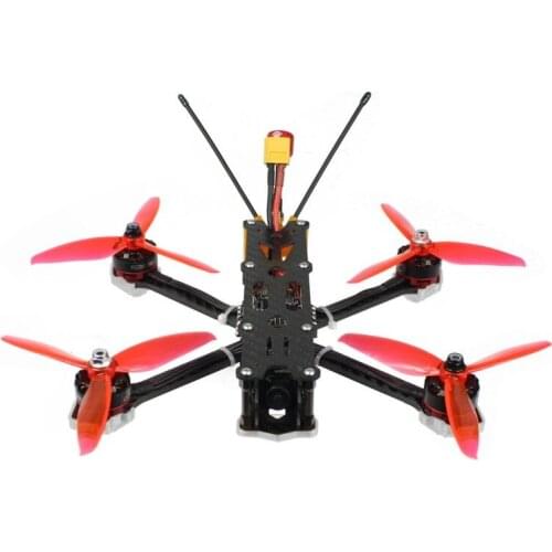 JMT F220 220mm 5inch PNP RTF FPV Racing Drone with Razer Micro 1200TVL Camera 60mm RP-SMA Antenna 5.8G 40CH FPV Goggles Monitor