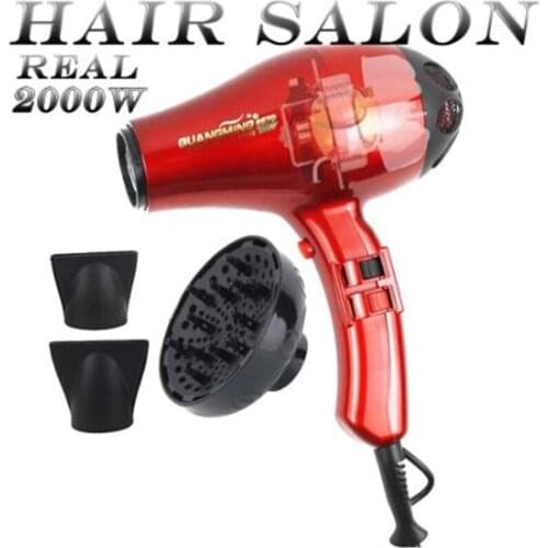 Compact professional hair dryer with AC motor hair dryer for hairdressing barber salon tools blow dryer low hairdryer hair drye