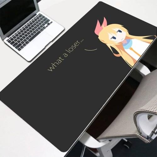 Mouse Pad Anime Rgb with USB Interface Gamer Keyboard Desk Pad Rubber Non-slip Laptop Gaming Carpet Mousepad Large Mouse Mat