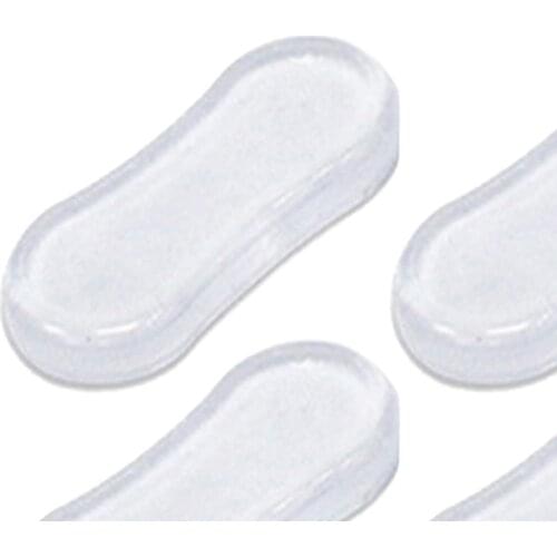 4-piece Toilet Seat Cover Mute Anti-collision Transparent Sticker Cushion Furniture Silencer Anti-vibration Cushion