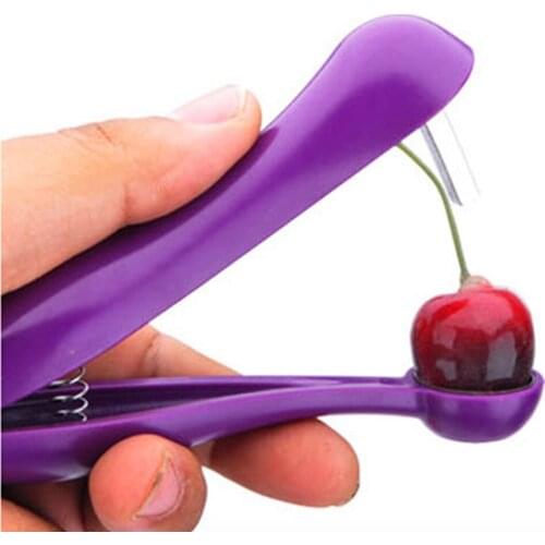 Novelty Super Cherry Pitter Nuclear Device Cherries Seed Implement Cherry Corer Fruit Vegetable Kitchen Tools KC1377