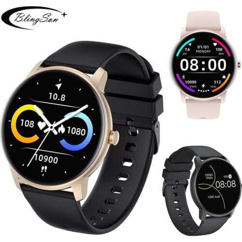 New Long Standby Smartwatch 1.28 inch Round Full Screen Smart Watches IP68 Waterproof Men Women Heart Rate Monitor Sports Watch