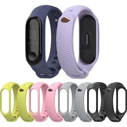 For Mi Band 4 Wrist Strap Silicone Band for Xiaomi mi Band 3 Bracelet Miband 4 Wristband Straps Band3 Smart Watch Accessories