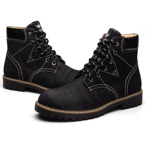 MEIJIANA Outdoor Mens Boots Fashion Spring and Autumn Shoes Casual Brand Luxury New Mens Boots British Style Boots