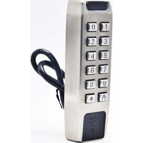 Stainless steel ID card smart card digital keyboard waterproof access control machine