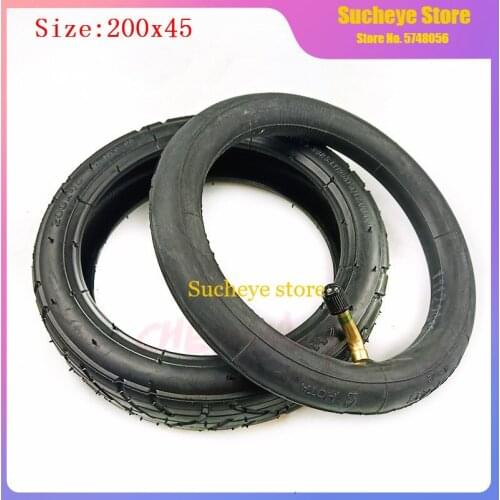 High Quality 8-inch 200x45 Tire Inner Tube 200*45 Tyre for Etwow Electric Scooter Rear Wheel Modification Accessory