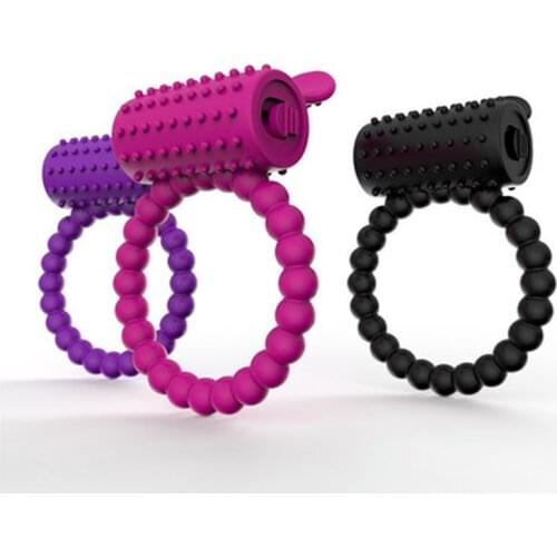 1Pcs Penis Ring Cock Stretchy Intense Clit Stimulation Silicone Vibrator Sex Toys for Couple Adults Products Delay Ejaculation