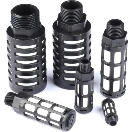 10pcs Plastic Muffler Noise Deadener Air Filter Aquarium Water Pipe Outlet Noise Snubber Pneumatic Exhaust Muffler