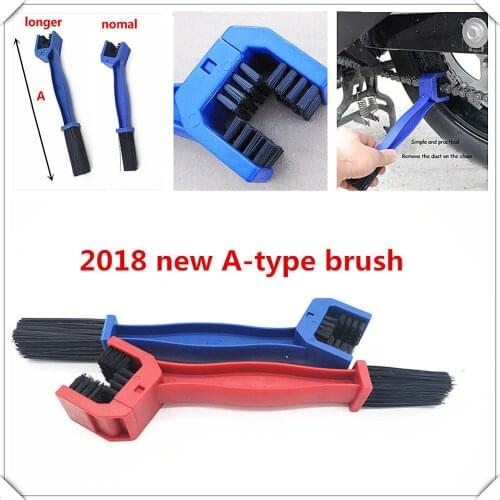 2018 new Motorcycle Bike Chain Brush Cleaner Scrubber Tool Grunge Gear for F4 1000 RR RC Rivale 800 TuRismo Veloce